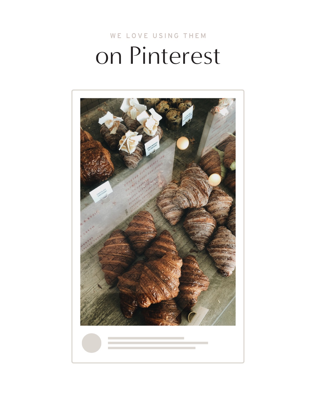 Graphics showing how to use Social Squares imagery on your Pinterest