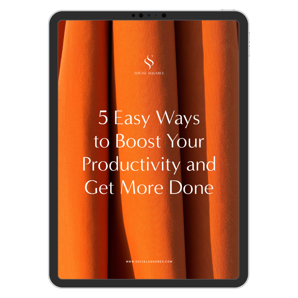 Free Guide: 5 Easy Ways to Boost Productivity and Get More Done